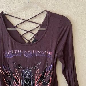 Harley-Davidson Embellished Top